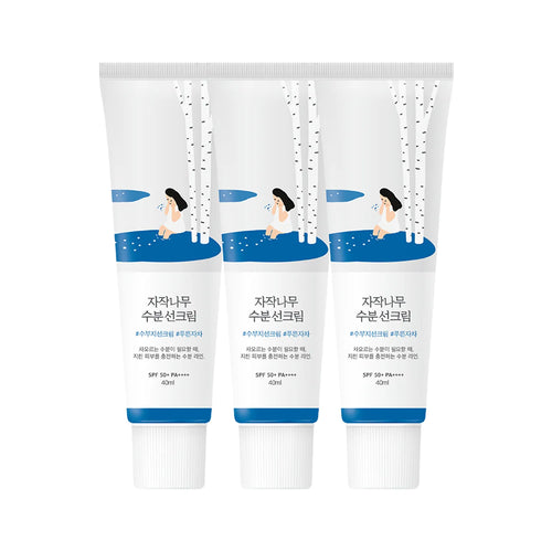 ROUND LAB Birch Juice Moisturizing Sunscreen 40ml Triple Set